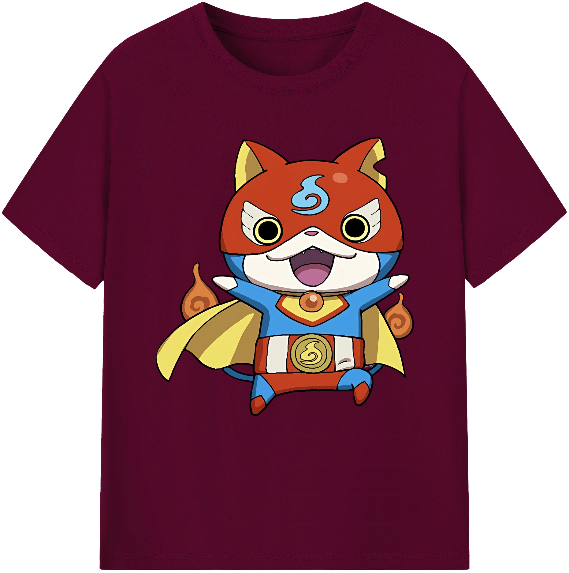 （画像用） 妖怪ウォッチ Yo-kai Watch レディースカジュアルプリントTシャツ（綿100％）